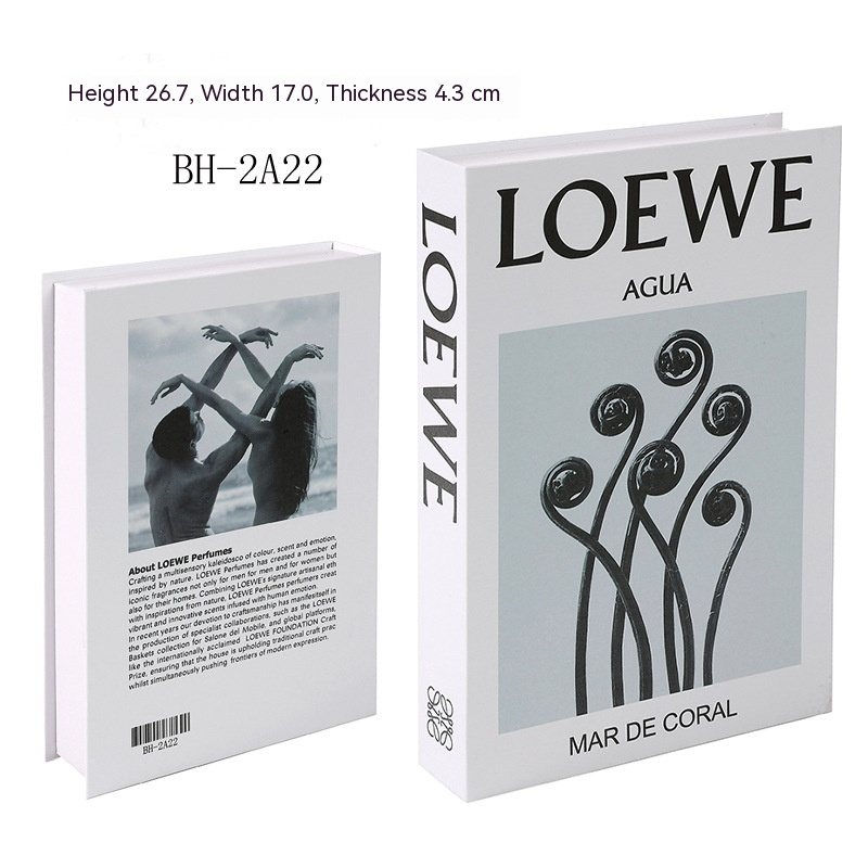 Minimalist Nordic Style Simulation Book Ornaments