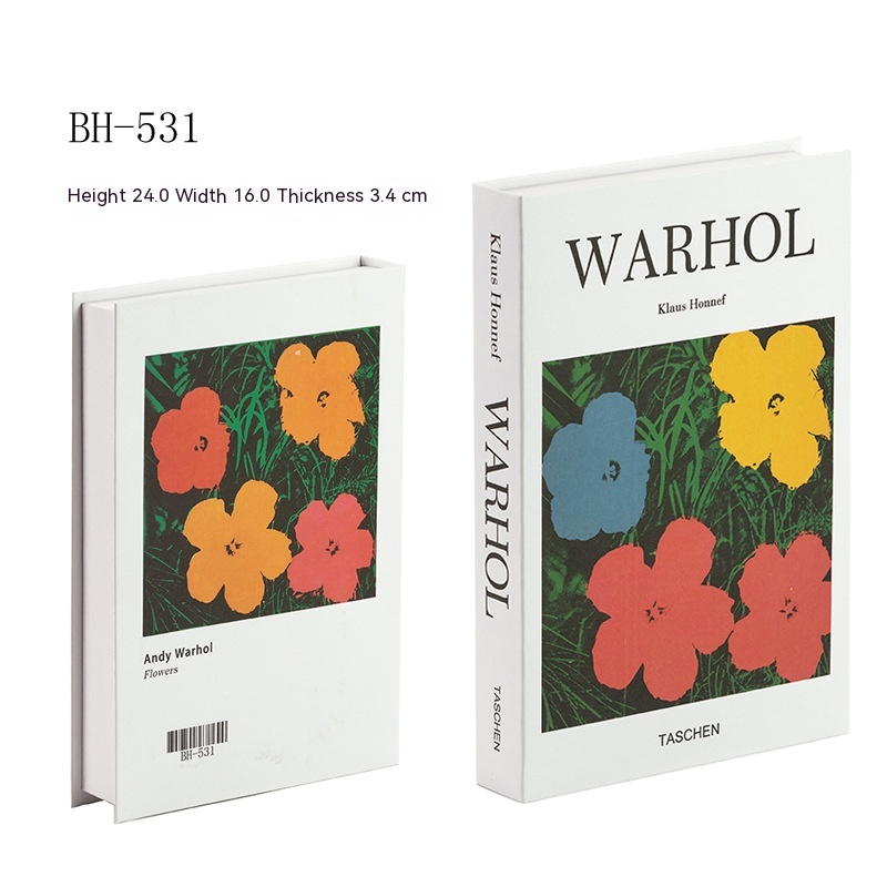 Minimalist Nordic Style Simulation Book Ornaments