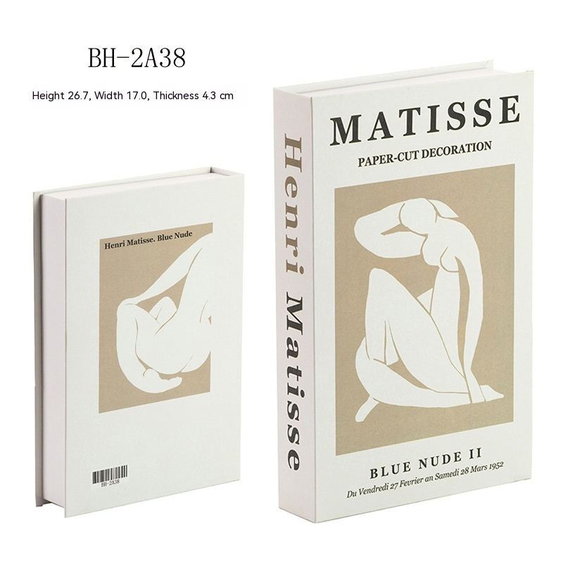 Minimalist Nordic Style Simulation Book Ornaments