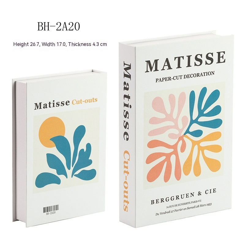 Minimalist Nordic Style Simulation Book Ornaments