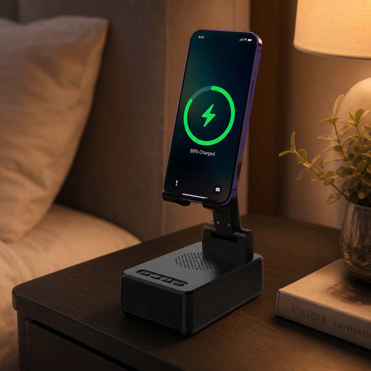 3-in-1 Wireless Charging Speaker Stand