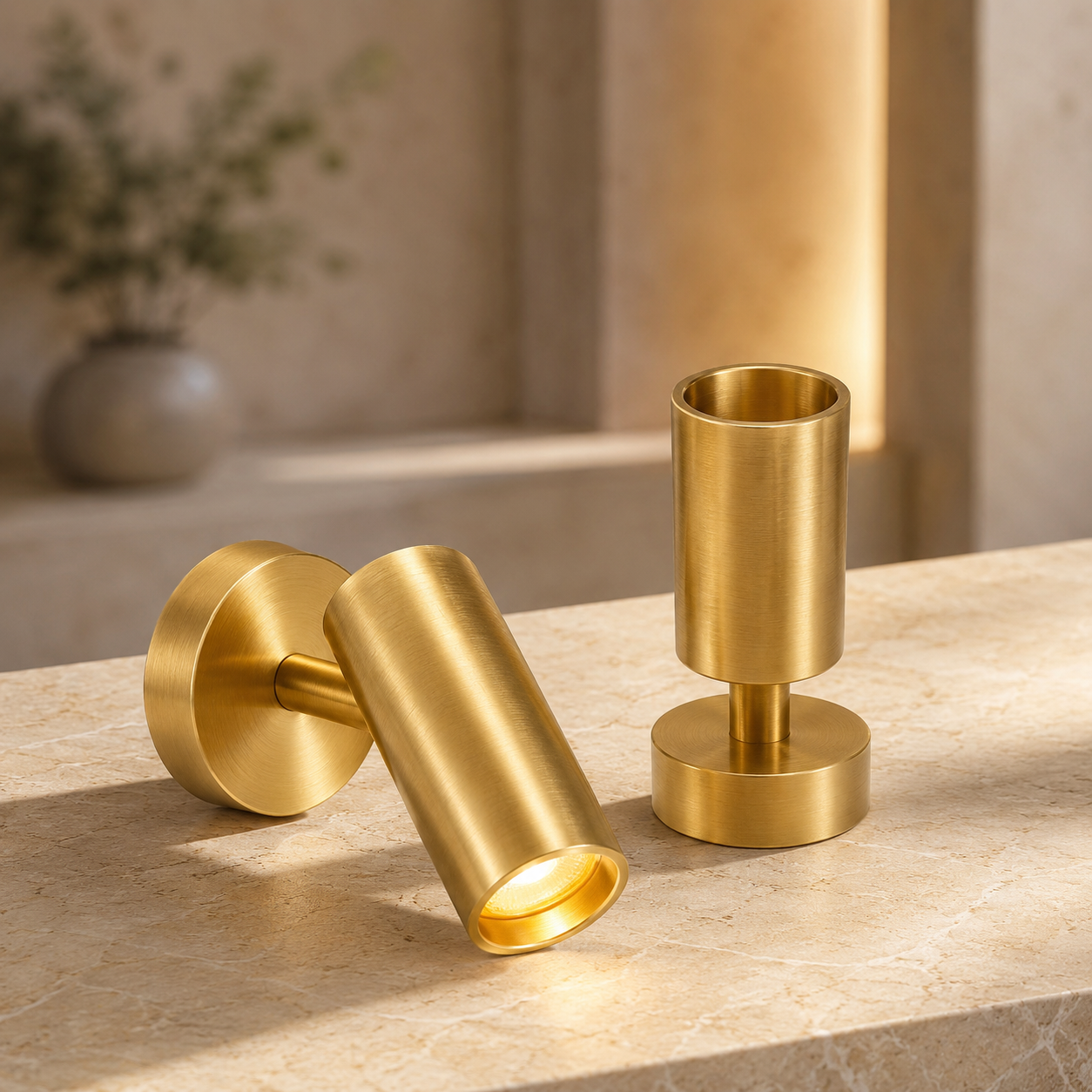 Gold Adjustable Accent Wall Light