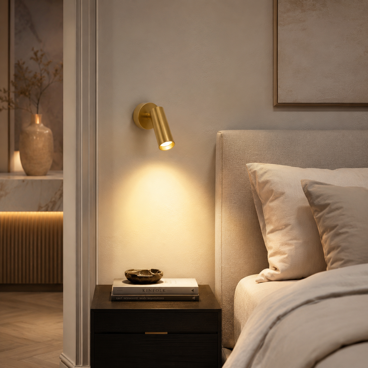 Gold Adjustable Accent Wall Light