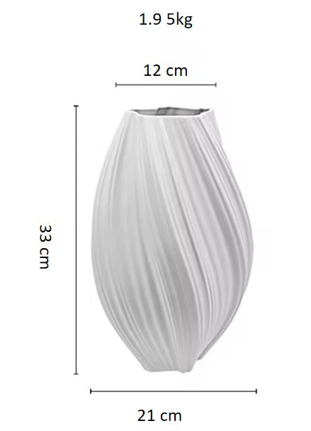 Calma Pampas Vase