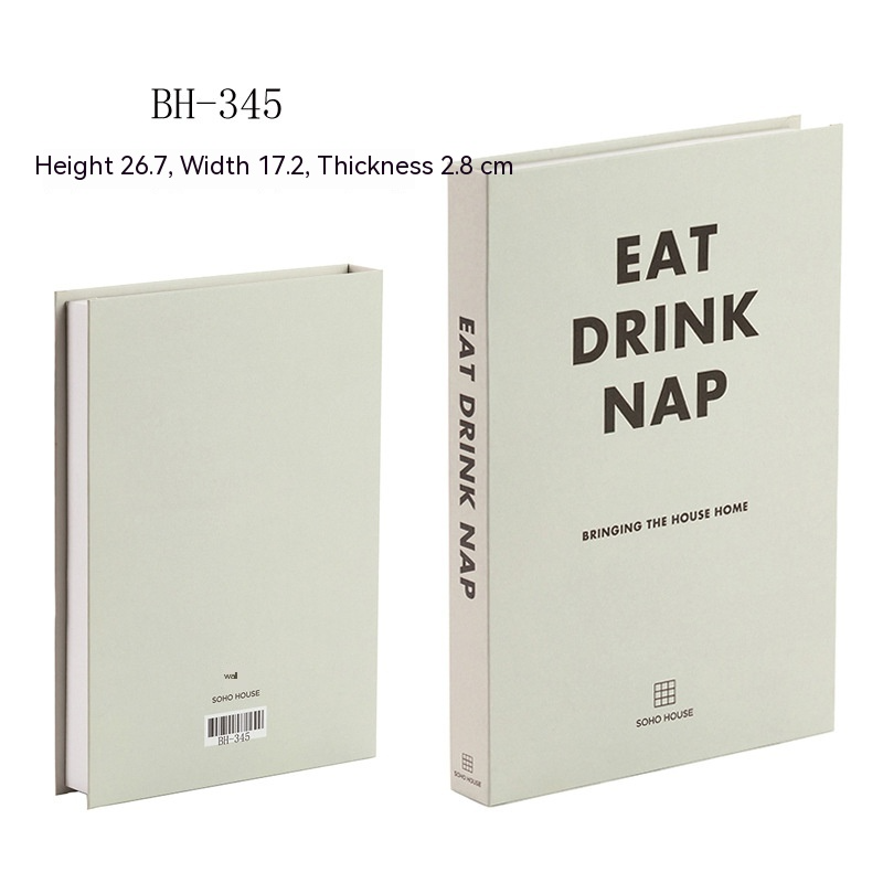 Minimalist Nordic Style Simulation Book Ornaments