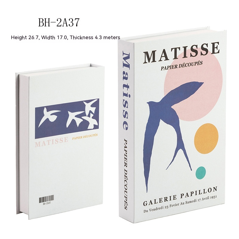 Minimalist Nordic Style Simulation Book Ornaments