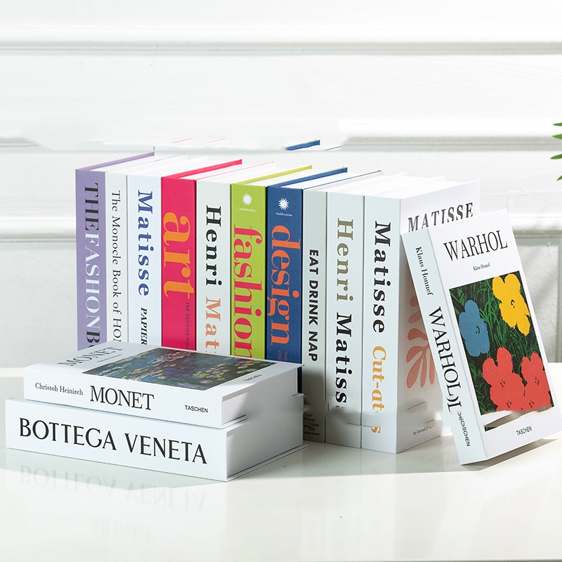 Minimalist Nordic Style Simulation Book Ornaments