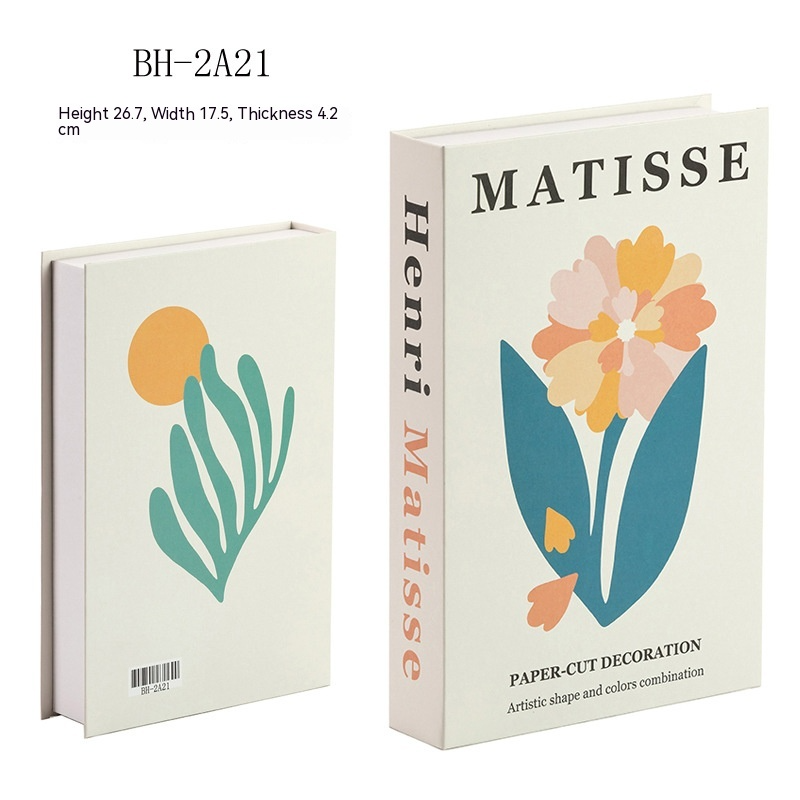 Minimalist Nordic Style Simulation Book Ornaments